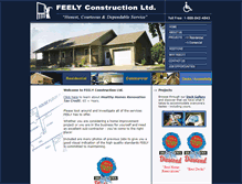 Tablet Screenshot of feelyconstruction.com